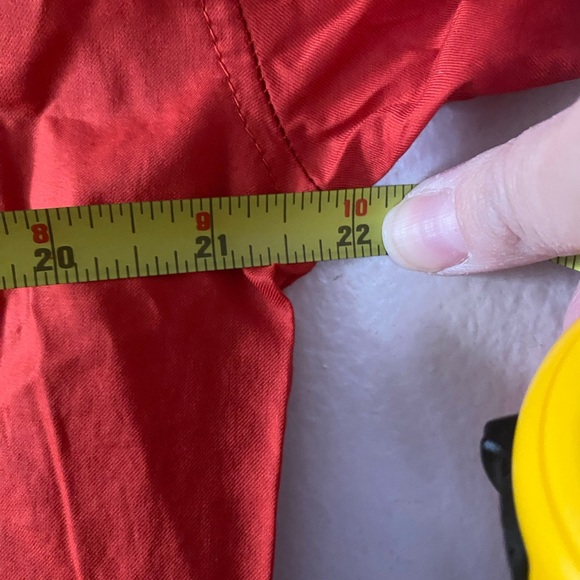 Everlane The Boxy Crop PJ Top Orange Cotton Pajama Button Up Shirt Size Small - Picture 9 of 10